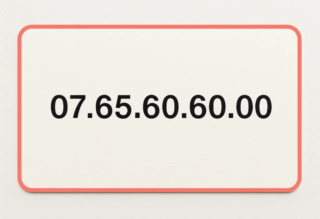 Numéro VIP Orange 06 63 63 63 6X - Suite Facile à Retenir, Transférable, 5G