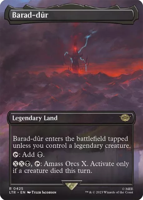 MTG LORD OF the Rings Delighted Halfling *Prerelease Borderless