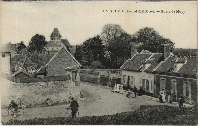 CPA LA NEUVILLE-en-HEZ Route de Mouy (1208267)