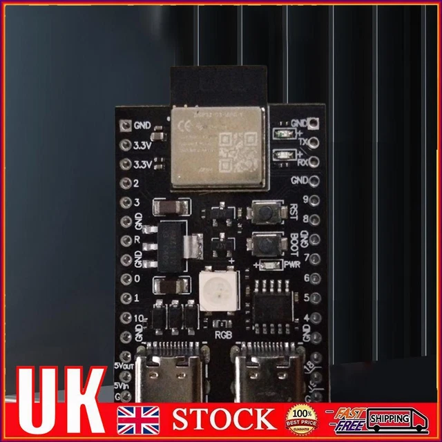 ESP32/ ESP32-S3/ESP32-C3 WIFI+BT BLE Module Dual Type-C Development ...