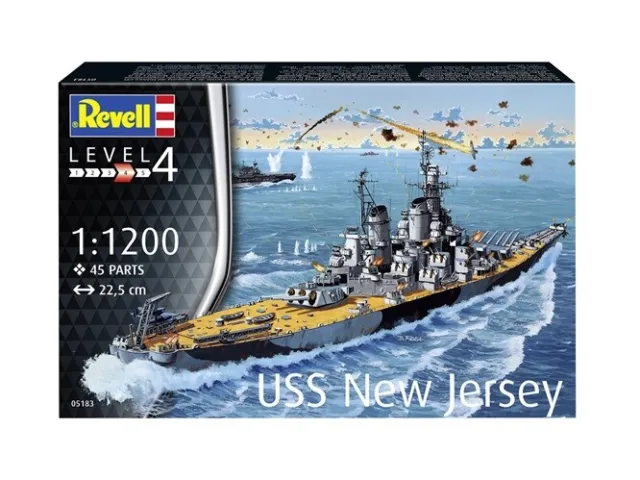 Revell 05183 - 1/1200 Uss Neuf Jersey - Neuf