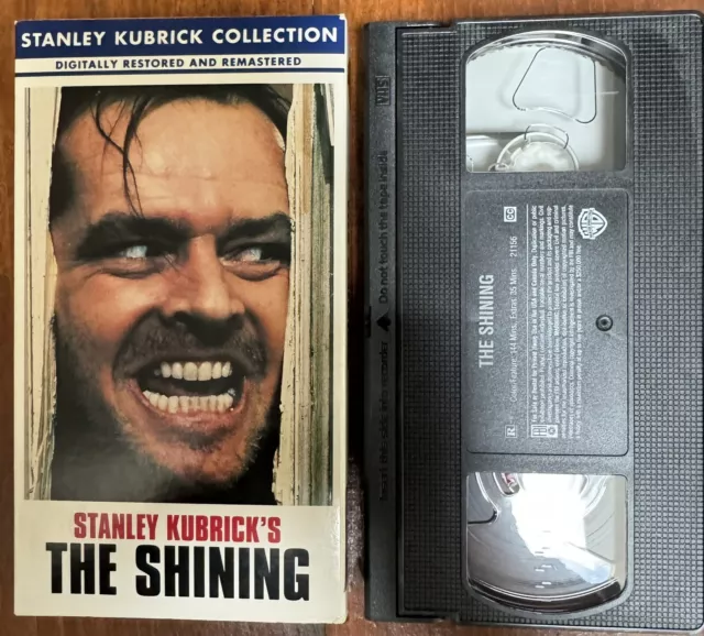THE SHINING VHS Warner Home Video 80s Horror Classic Stanley Kubrick £ ...