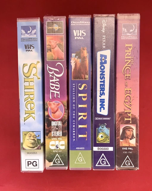 DISNEY VHS VIDEO Bulk Lot x 5 Retro Vintage Video Cassettes EUR 31,08