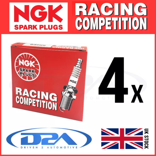 4x NGK B10EG 3630 Racing Spark Plugs