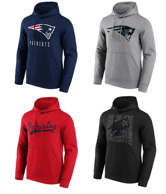 Felpa con cappuccio New England Patriots uomo NFL American Football Fanatics - Nuova