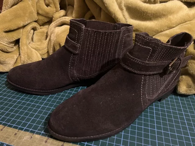 MANTARAY BOOTS SIZE 3 EURO 36 Black Brown Tan Side ZIP from