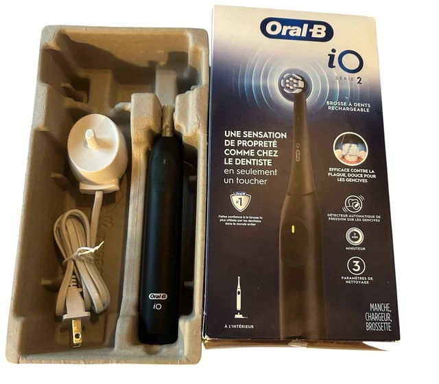 ORAL-B IO SERIES 2 Rechargeable Electric Powered Toothbrush Black $26. ...