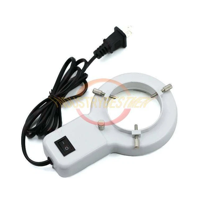 one  NEW RING LIGHT FLUORESCENT FOR MICROSCOPE INSIDE DIAMETER WHITE 110/220V