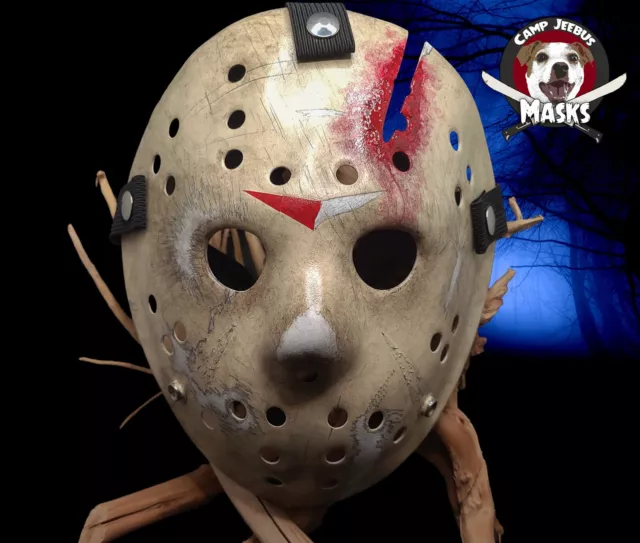Friday the 13th Part 4 (IV) "Film Accurate" end Hand painted Jason Hockey Mask