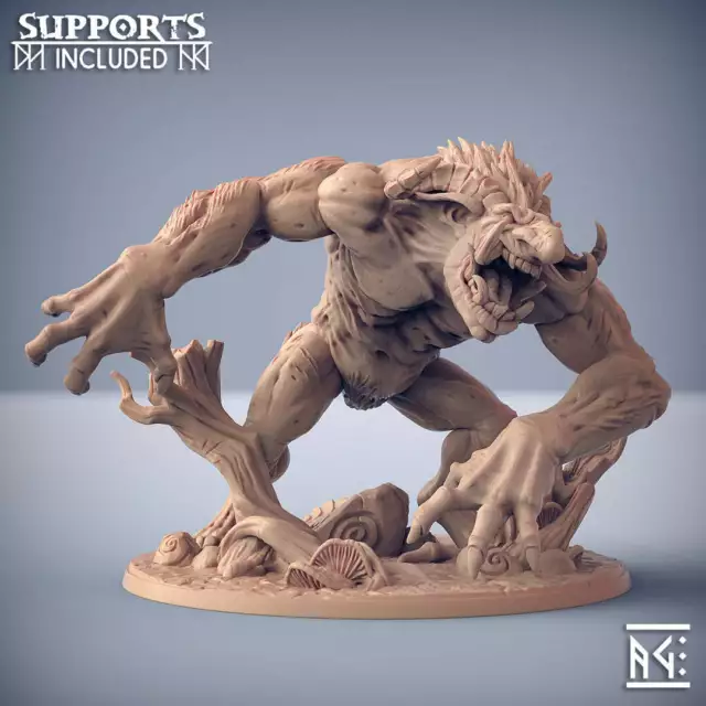 Giant Svart Troll | Svartwood Trolls | Fantasy Miniature | Artisan Guild