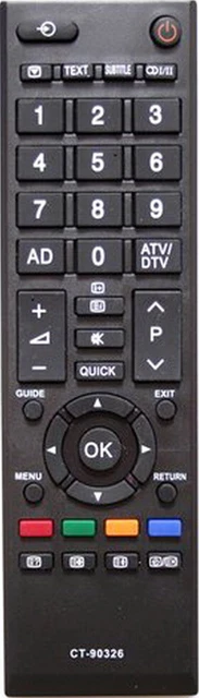 Télécommande Universelle Compatible Toshiba CT-90326 - Marque OuiSmart - Neuf Sous Blister - EAN 3001299516385
