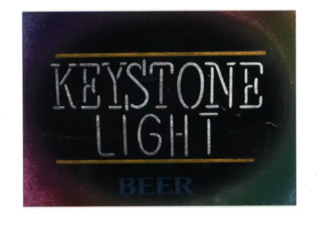 Coors Keystone Light Beer Bright Lights Chase Card BL7 1995