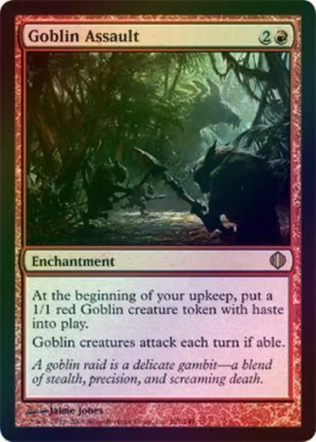 Magic Foil Goblin Assault - Assalto Goblin  (Shards Of Alara)