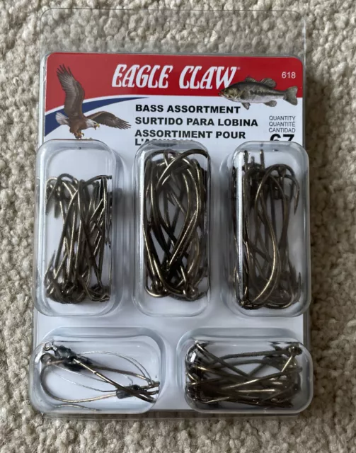 100 Eagle Claw Size 3/0 Bronze 410 O'shaughnessy 60° Jig Mold Fish