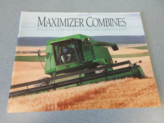 John Deere 9400, 9500, 9600 Combine Brochure 36 Pages 1994