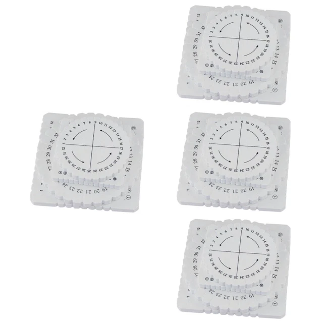 16 ud. tablero de tejido de cuerda hágalo usted mismo - pulsera molienda de cuerda - discos - envoltura - cuerdas