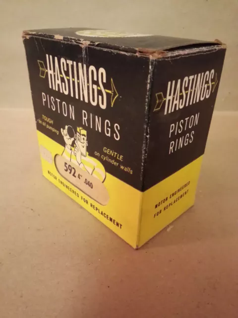 Hastings 592 (4" .040) Piston Ring Set