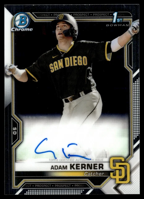 2021 1st Bowman Chrome Adam Kerner Auto #CPA-AK San Diego Padres