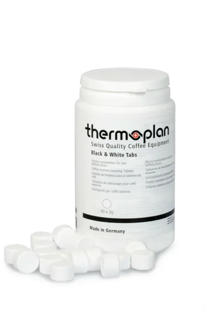 Thermoplan Cleaning Tablets Tabs For Black & White 90 Piece IN The Can