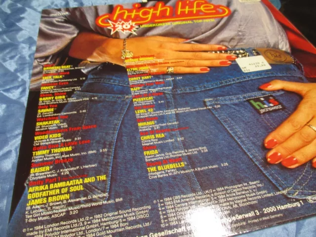 High Life , Hits 1984 , Schallplatte , Vinyl , LP , Kult  / Nostalgie , B 1411 B