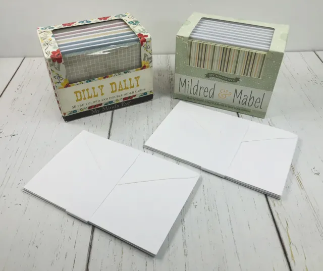Lot of Assorted Stationary Envelopes Notes & Cards Mixed Open Boxes Incomplete