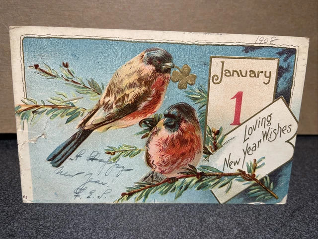 Loving New Year Wishes Postcard￼