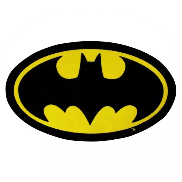 Batman a Forma Di Tappeto Tappetino Cameretta per Bambini Nuovo Ufficiale