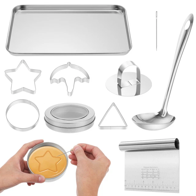 Stampini Per Pane - Set 2 Pezzi In Plastica Per Decorare Panini Fatti In Casa