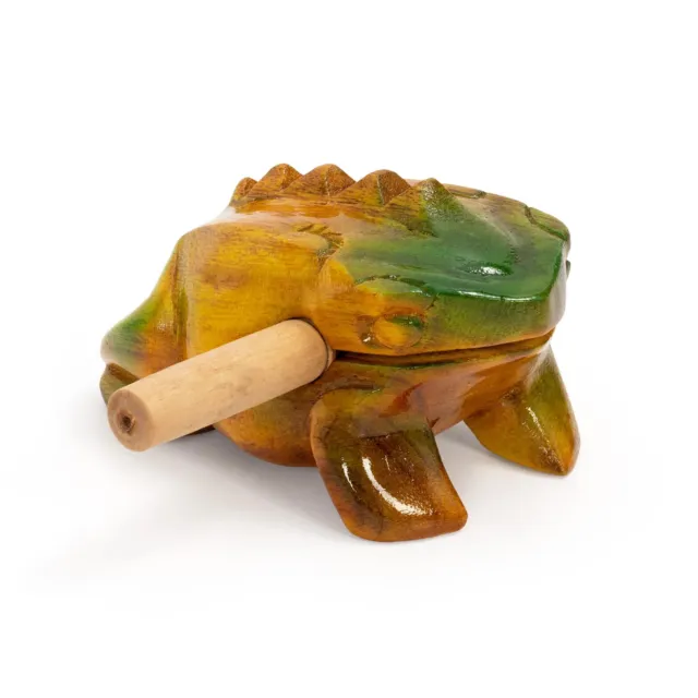 Percussion Plus Honestly Made Wooden frog guiro with scraper