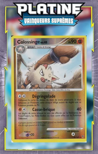 Reverse Colossian - Platinum: Supreme Winners - 39/147 - French Pokemon Card