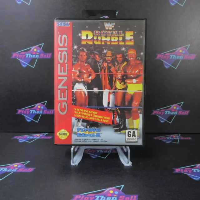 WWF Royal Rumble - Sega Genesis Complete CIB - (See Pics)