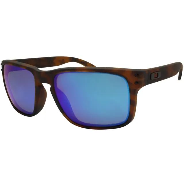 Oakley OO 9102-V455 Polarized Holbrook Matte Tortoise Prizm Sapphire Sunglasses