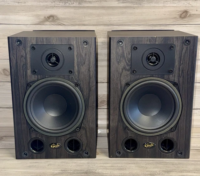 GALE GOLD MONITOR MK2 Bookshelf Speakers Pair 6-8 ohms Quality Loudspeaker Â£39.99 - PicClick UK
