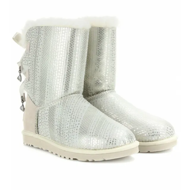 Ugg 1004791 Bailey Bow '' I DO'' Boots With BLING Womens size 7 M  $295.00