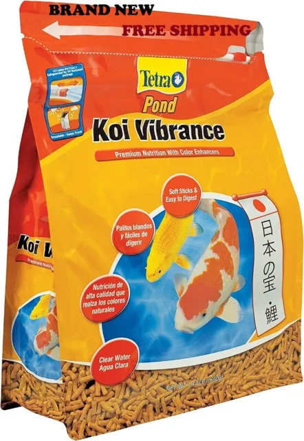 Floating Koi Sticks Fish Food 1.43 lb Vibrance Premium Nutrition Color Enhancers
