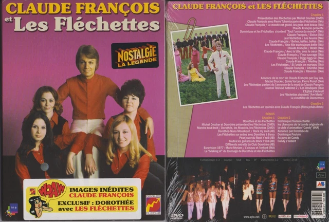 Claude Francois      Dvd  Claude Francois Et Les Flechettes Neuf Sous Blister