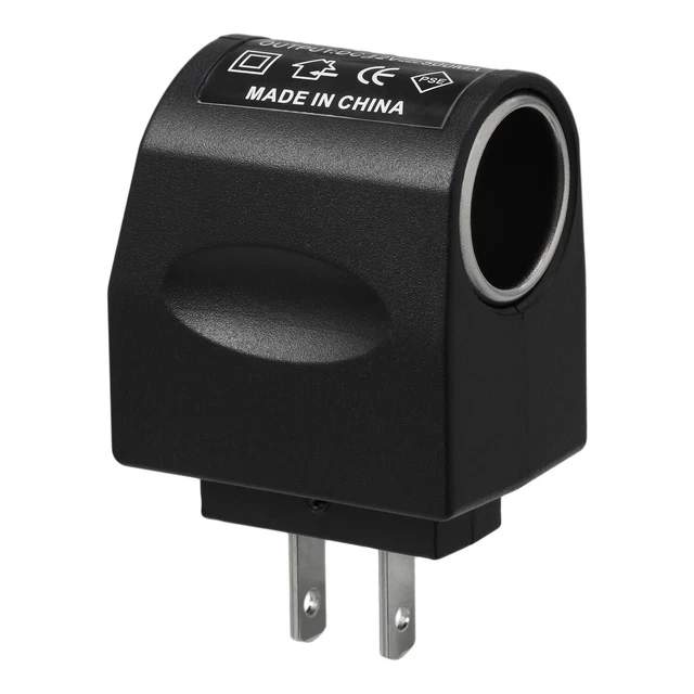 AC WALL OUTLET To 12V DC Cigarette Lighter Car Socket Adapter Cell