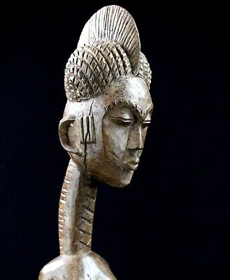 Art Africain African Tribal Arte - Ancienne Statue Kulango Koulango - 48,5 Cms