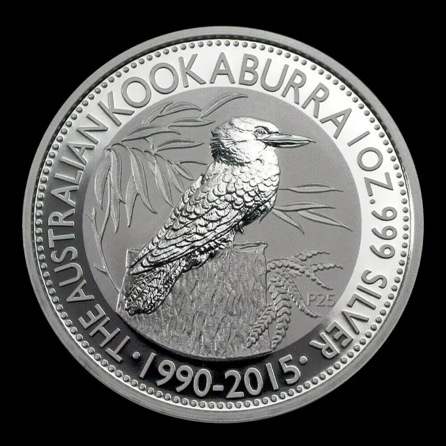 2015 1 oz Silver Australian Kookaburra Anniversary GEM BU Coin Perth Mint 999 #1