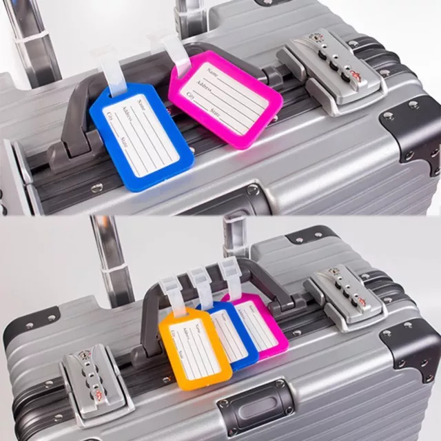 Travel Luggage Tag Aluminum Alloy Listing Boarding Pass Airplane Suitcase Tag