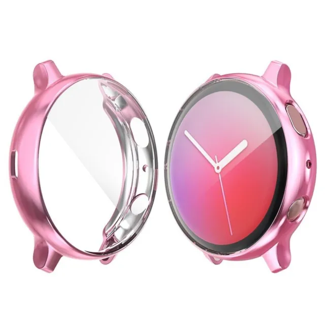 Electroplating TPU Case for Samsung Galaxy Watch Active 2 44mm - Pink
