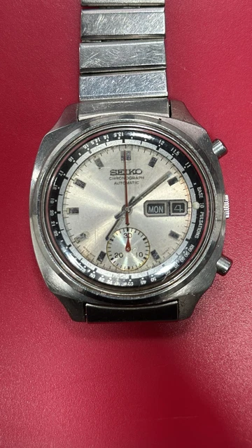 VINTAGE SEIKO 6139 6020 DOCTORS CHRONOGRAPH PULSATIONS ARABIC DATE
