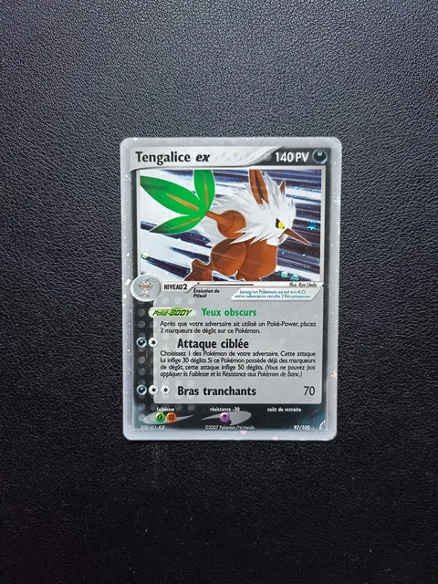 TENGALICE EX 97/100 EX Crystal Keepers Pokemon Card FR