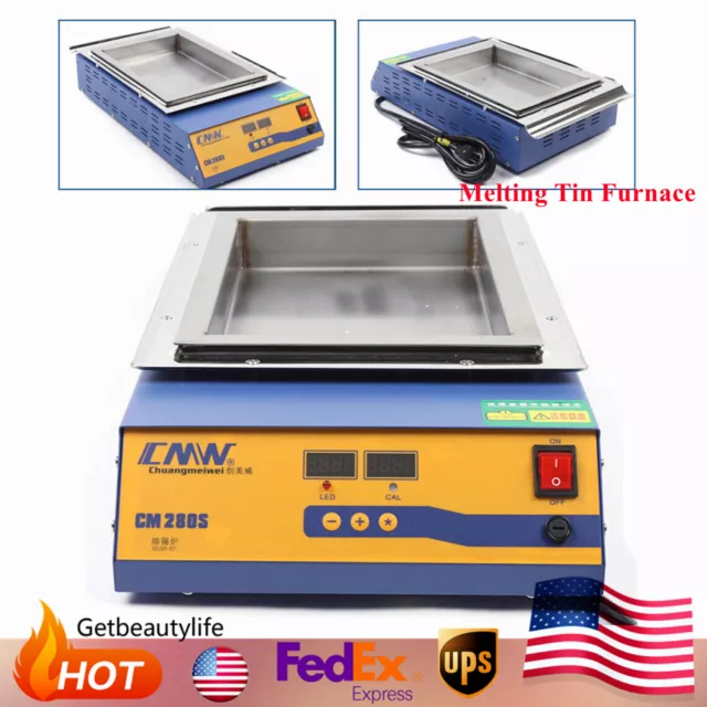 CM-280S stainless Titanium Tin Pot Alloy Solder Soldering Pot Desoldering Bath