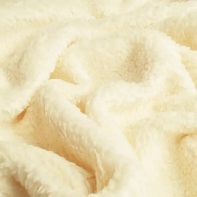 Paula - peluche doux de coton bio - pour couvertures et doublures - au 10cm