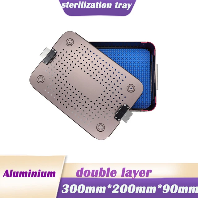 Autoclave sterilization tray casette Aluminium surgical Tools disinfection boxes
