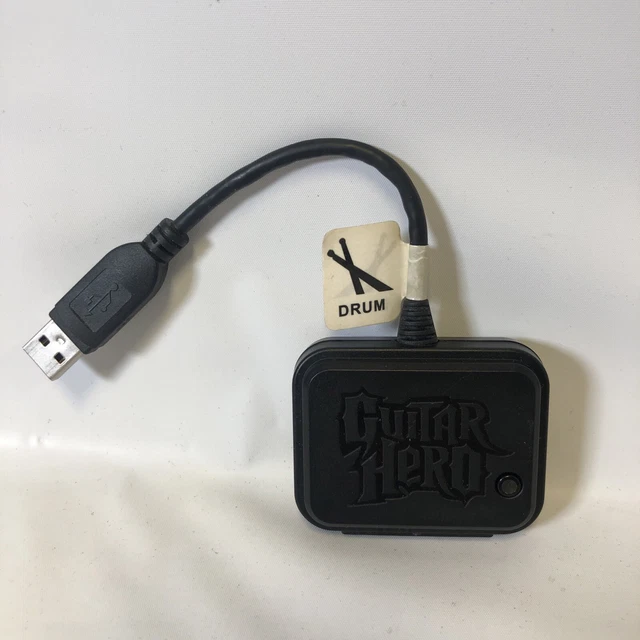 GUITAR HERO DRUM Dongle Receiver ONLY PS3 Wireless Red Octane 95481.806