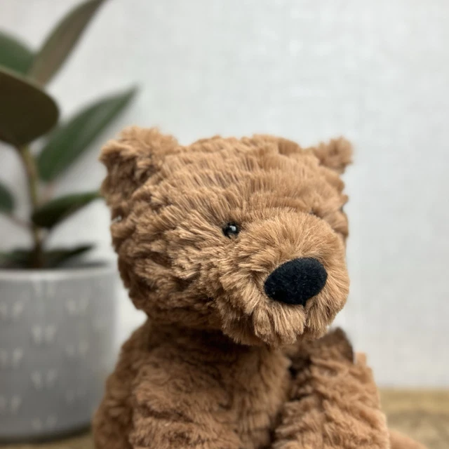 JELLYCAT FUDDLEWUDDLE BEAR Cub Jellycat Brown Bear Sitting Medium