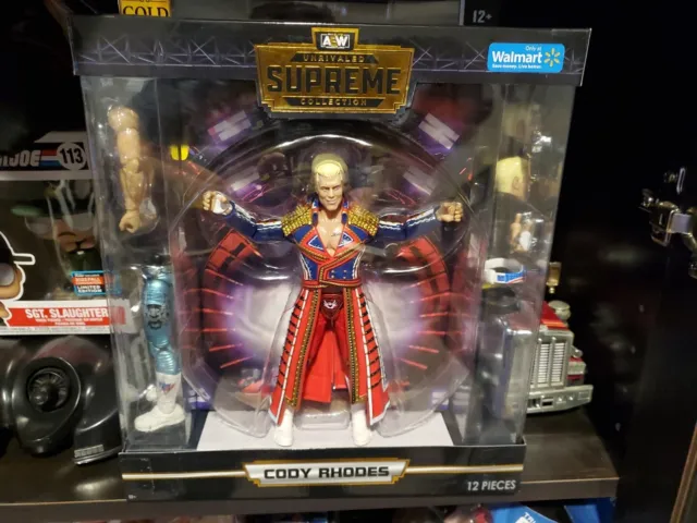 Cody Rhodes Aew Supreme Collection Unrivaled Wrestling Action Figure