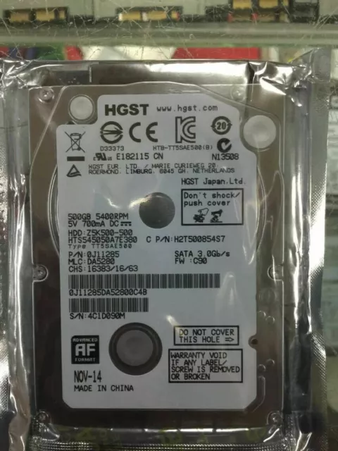 7MM  Z5K500 500GB SATA 2.5"  Internal Hard Drive